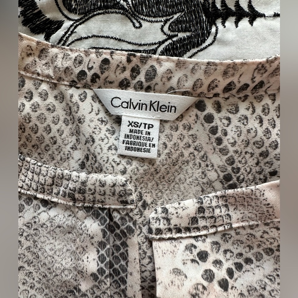 Snakeskin Pattern Blouse - image 3